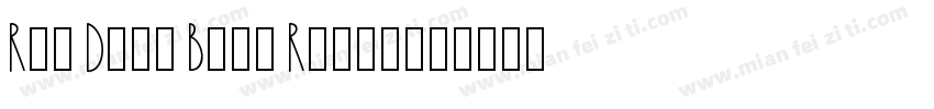 Rae Dunn Bold Regul字体转换
